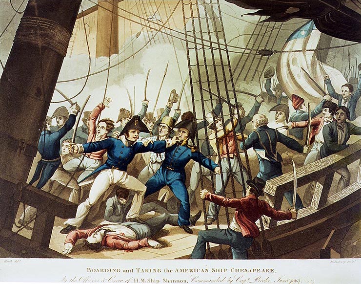 M_Dubourg,_Boarding_and_Taking_the_American_Ship_Chesapeake,_by_the_Officers_and_Crew_of_H.M._Ship_Shannon,_Commanded_by_Capt._Broke,_June_1813_(c._1813)